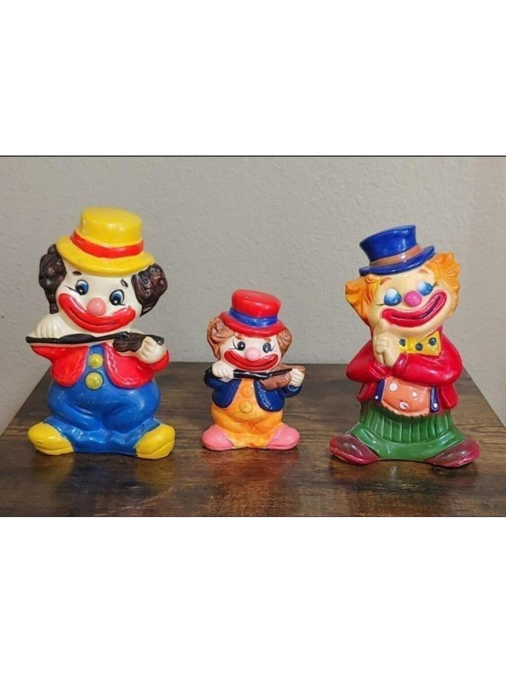 1960’s/70’s Vintage Clown Coin Bank Bundle